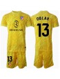 Atletico Madrid Jan Oblak #13 Torwart Ausweichtrikot für Kinder 2024-25 Kurzarm (+ Kurze Hosen)
